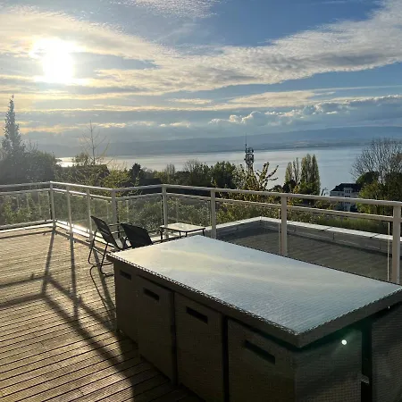 Leman Panoramique Avec Terrasse A Deux Pas Du Centre-ville * Évian-les-Bains